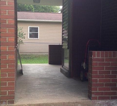 rear porch