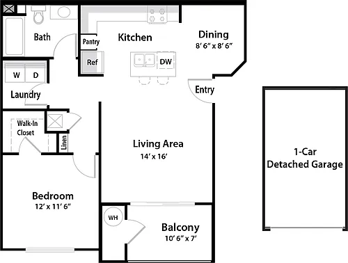 Floor plan A1 - Upstairs