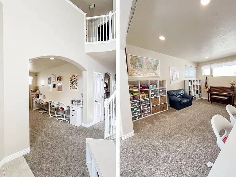 Spacious bonus room in entry way