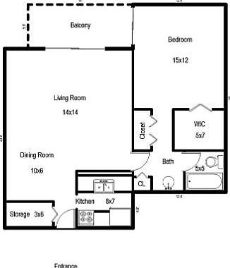 1st image of 1433 N Williams St APT 304