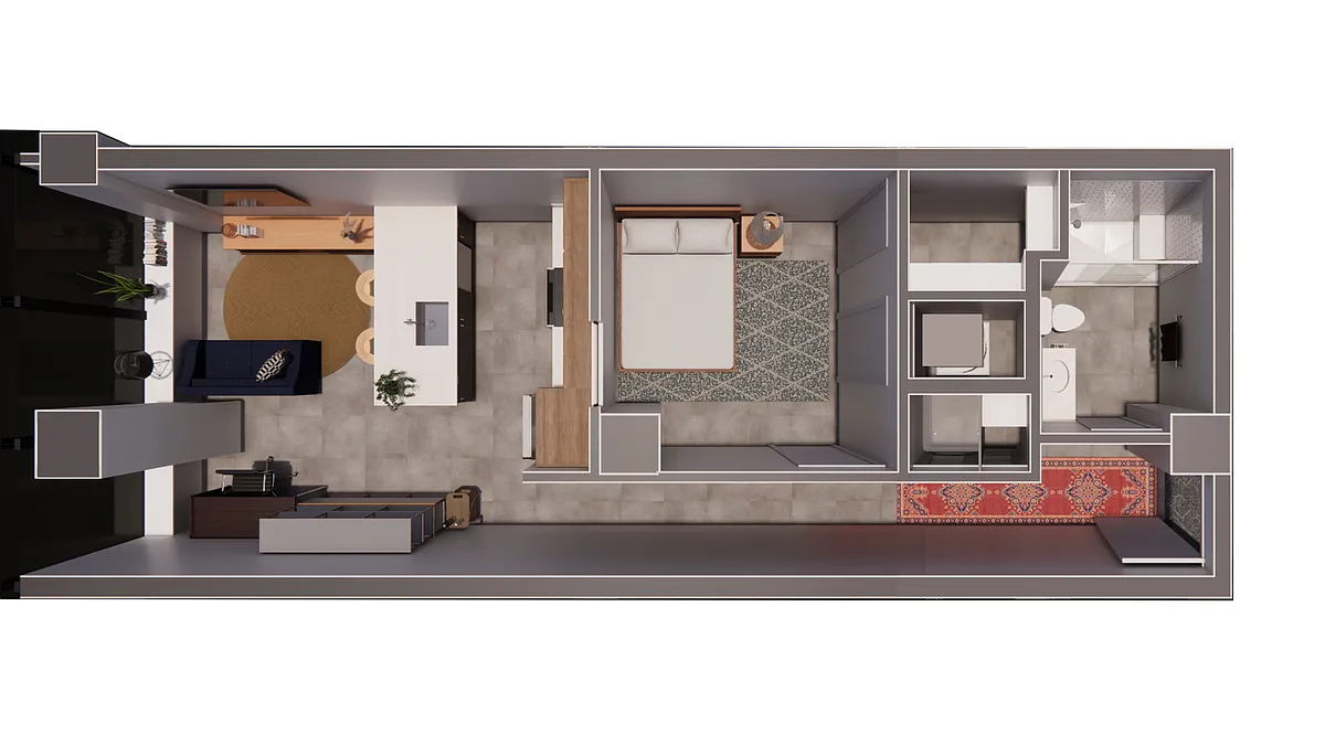 Floor plan The DeJuan