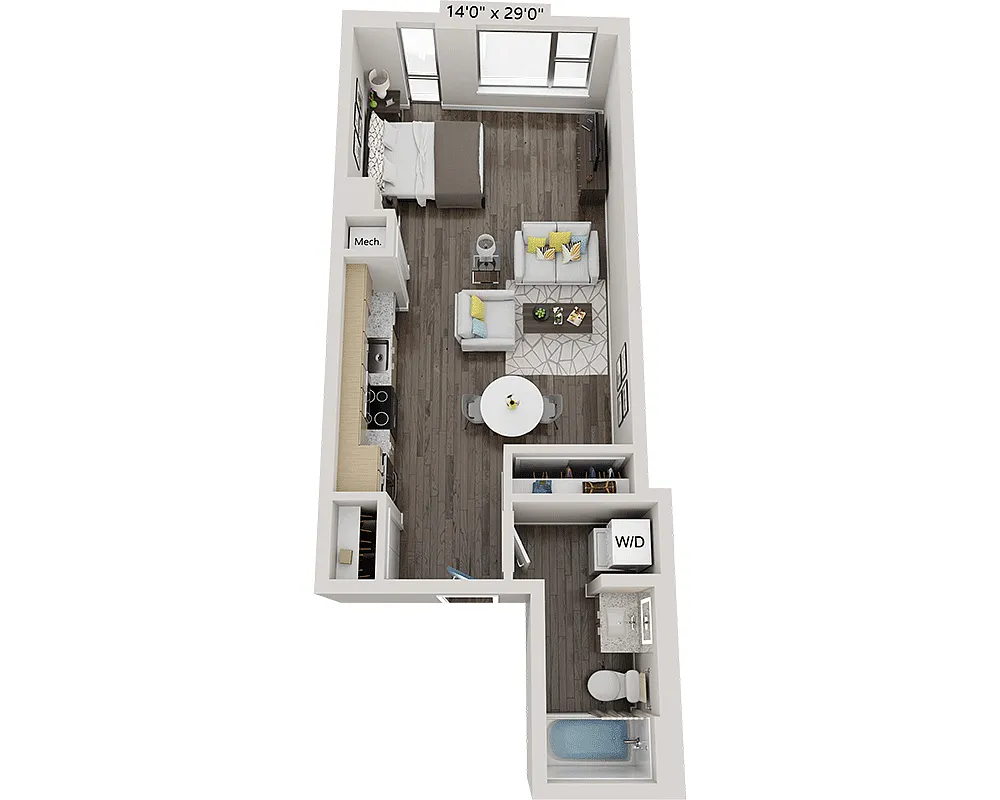 Floor plan Studio E1I