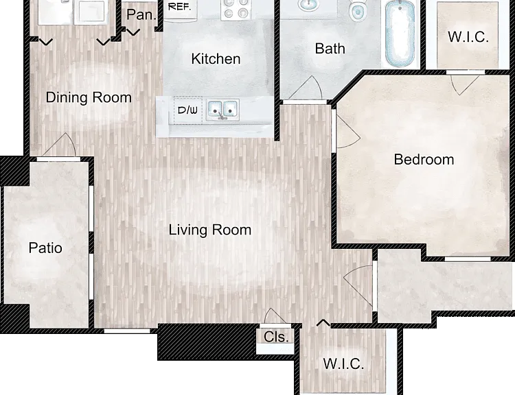 A1 Floorplan Diagram