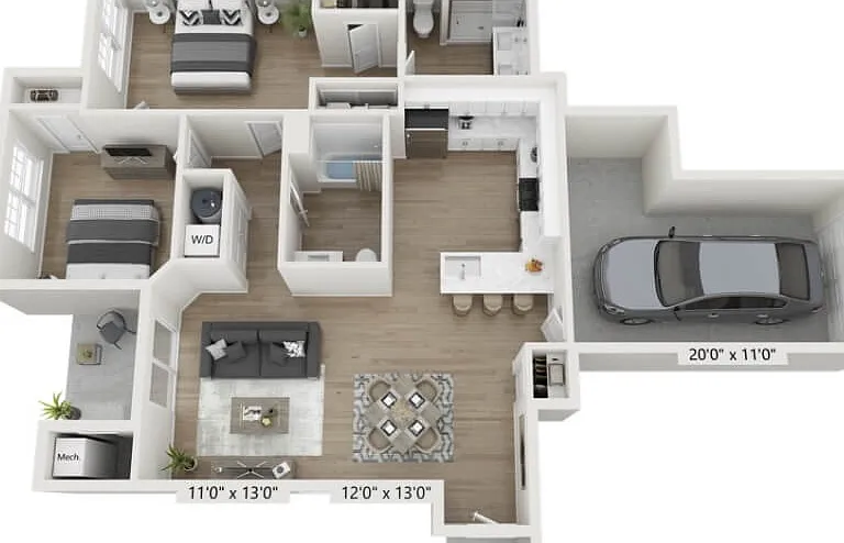 Kirby Village Apartments — Photo 11
