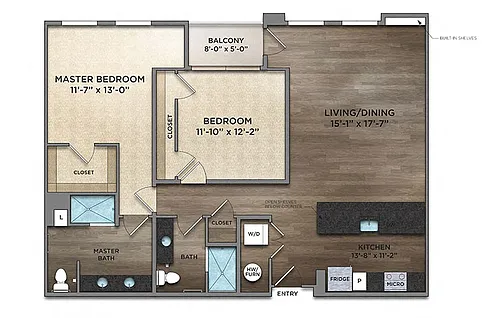 Floor plan B13-0