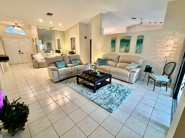 Living room and entrance