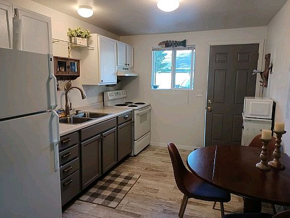 Door to the designated parking spot