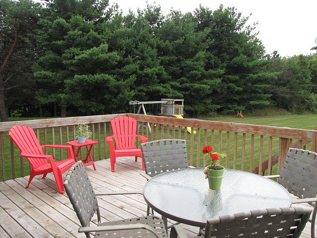 Enjoy relaxing on your deck