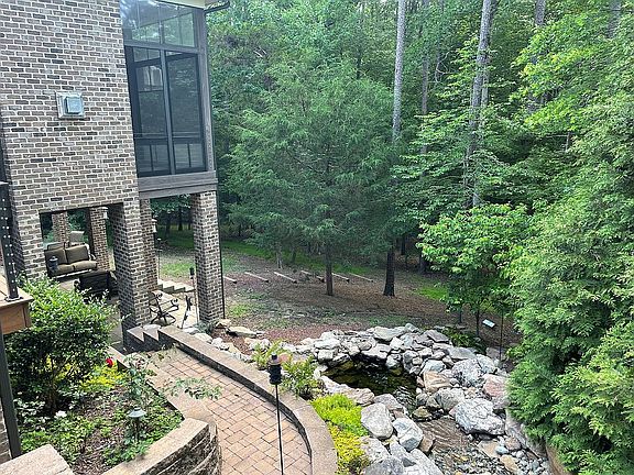 Back of house/water feature