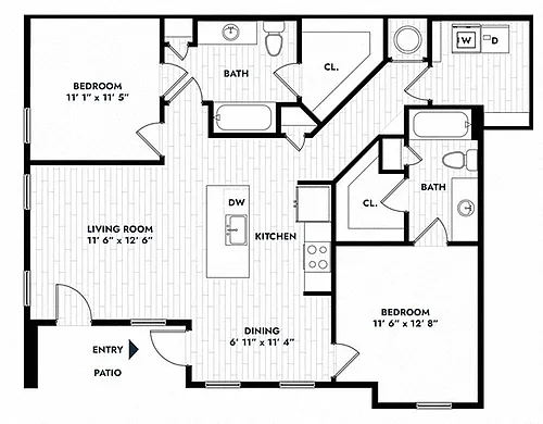 Floor plan 2A ANSI