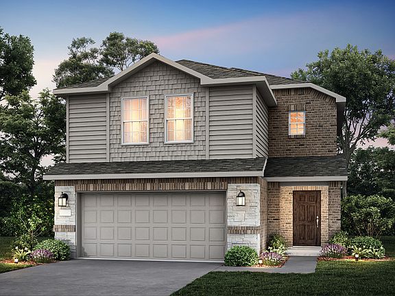 The Pierce, a 2-story new construction home showing Home Exterior Q