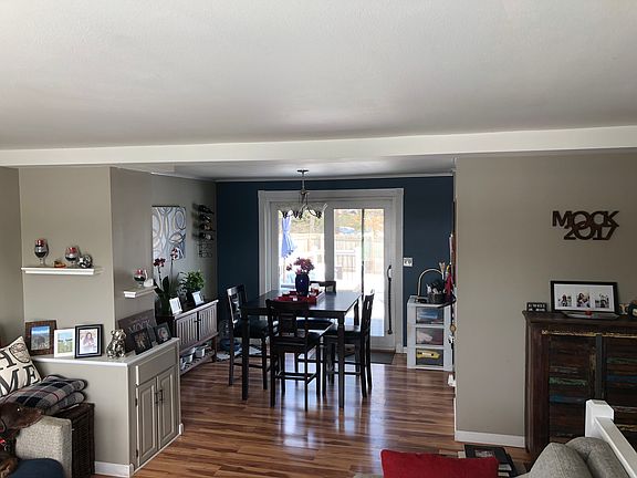 Dining room from living room