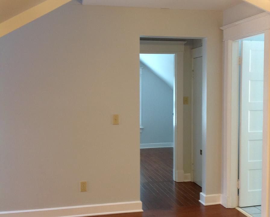 view from living room toward bedroom