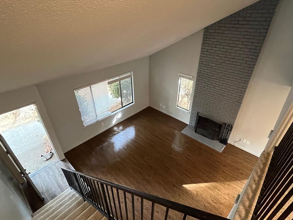 Great room and entry as see from top of stairs