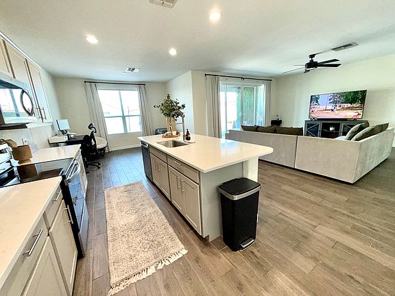 Kitchen and Living Room