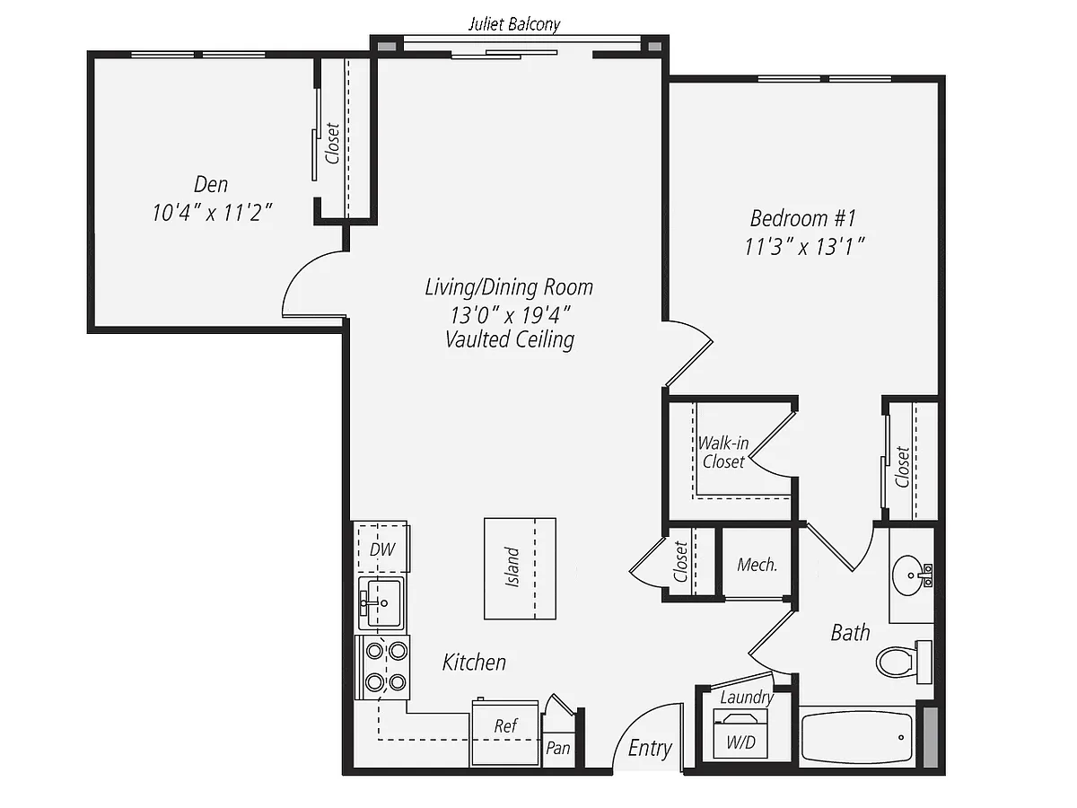 Floor plan A13