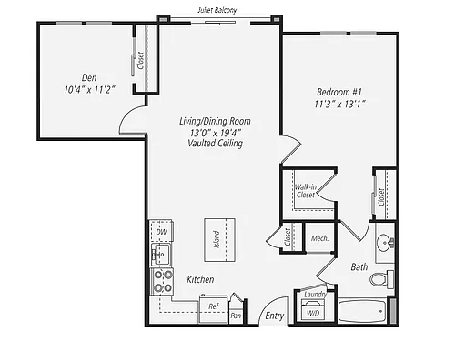 Floor plan A13