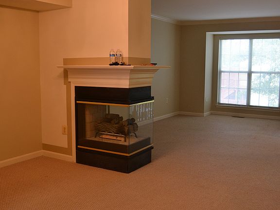 Main floor - 3 way fireplace