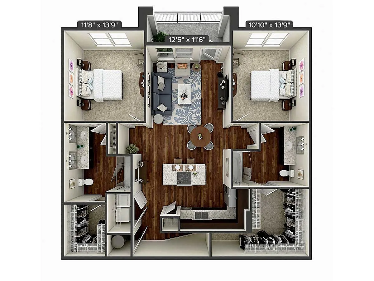 Floor plan B3-2-1204