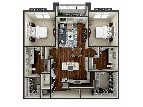 Floor plan B3-2-1204