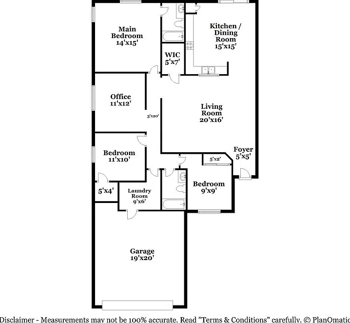 3 bed, 2.0 bath, 1509 sqft, $2,140 — Photo 2