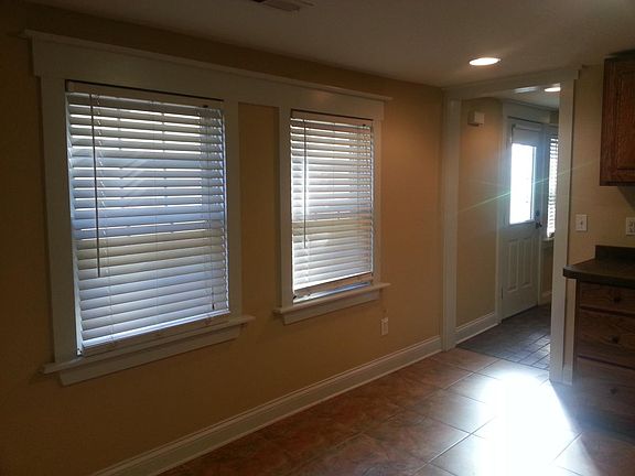 Kitchen windows and entrance door
