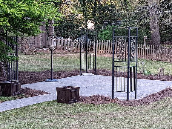 Back patio