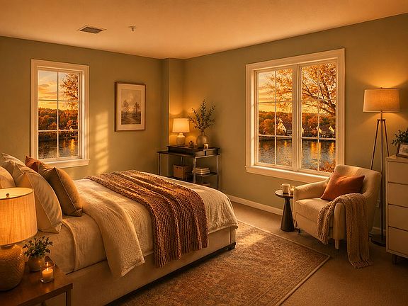 Bedroom with River View