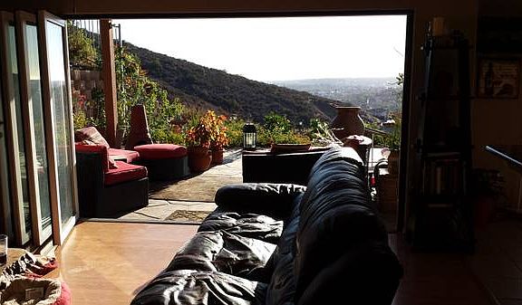 looking out to outdoor livin