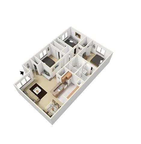 Floor plan C1RS