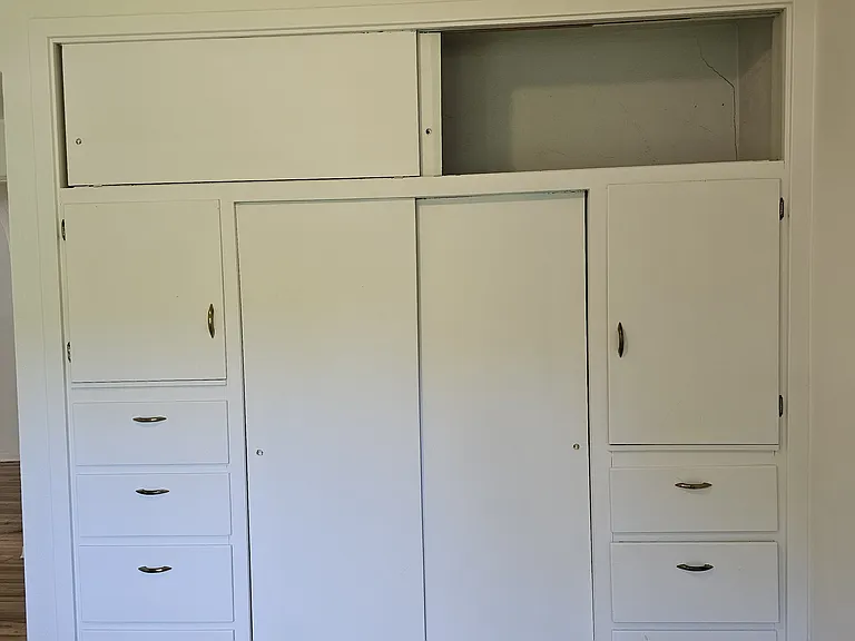 Bedroom #2 built-in closet and drawers