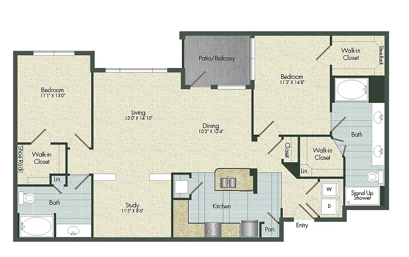 Floor plan B3