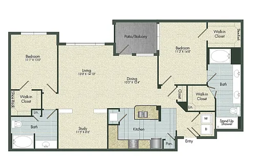 Floor plan B3