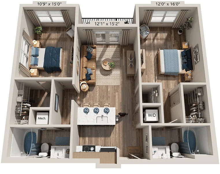 Floor plan Meherrin