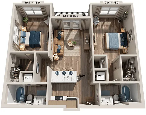 Floor plan Meherrin