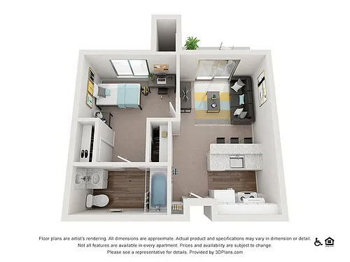Floor plan 1x1Tower