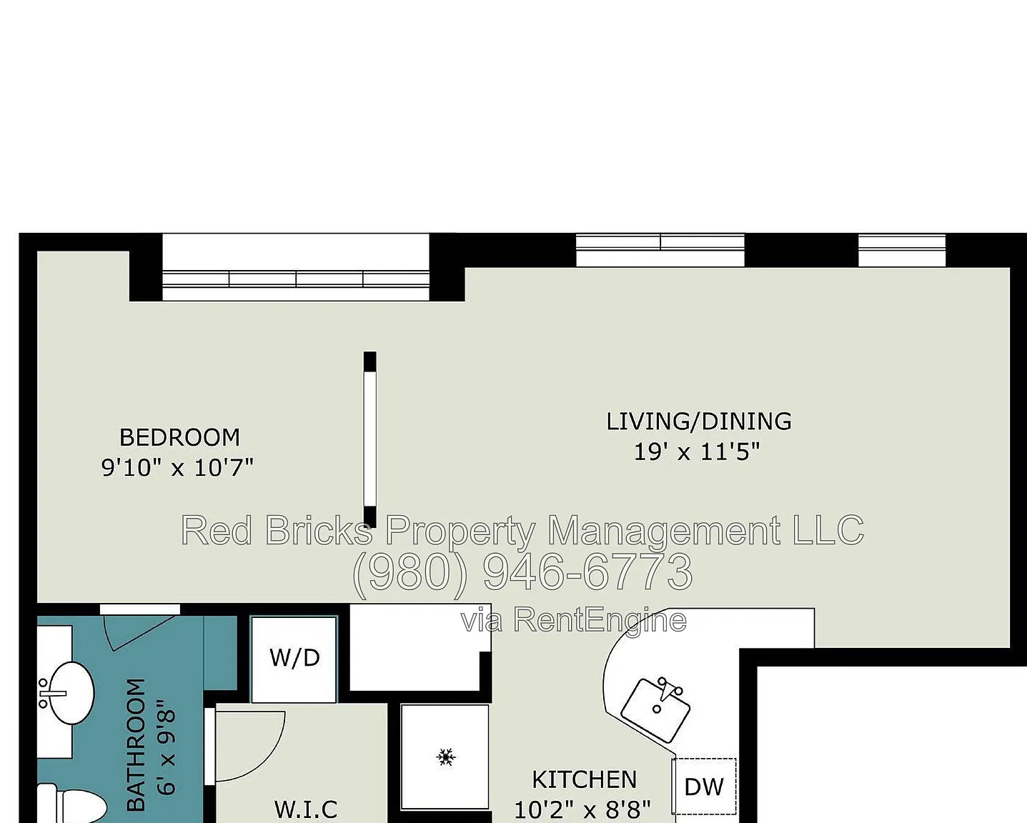 1 bed, 1.0 bath, 571 sqft, $1,295 — Photo 4