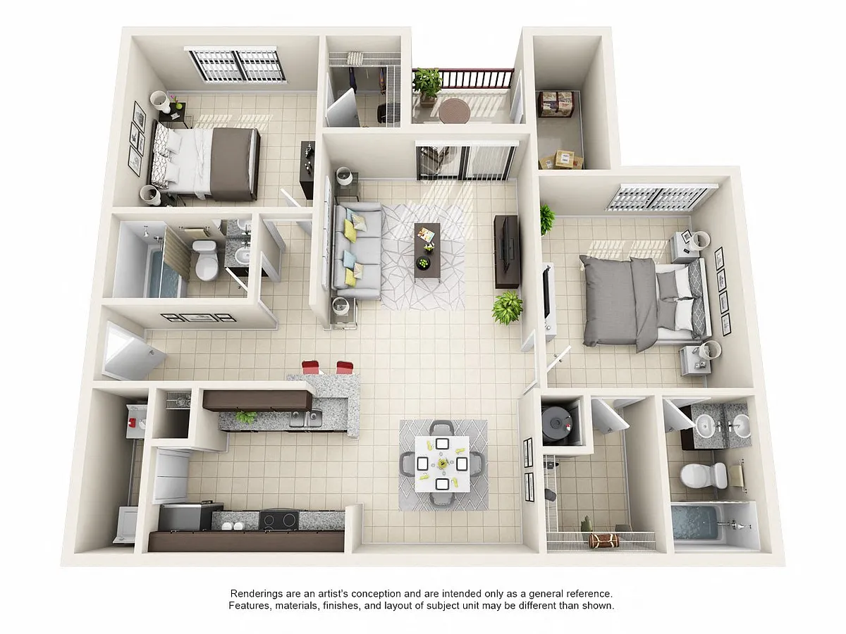 Floor plan Model B