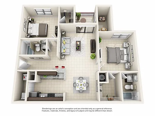 Floor plan Model B