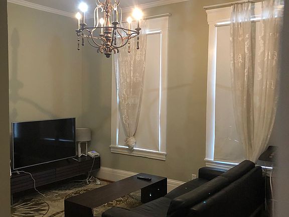 High Victorian ceilings and windows.