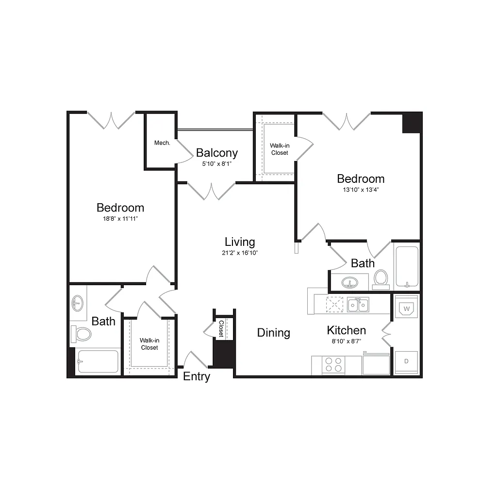 Floor plan B2