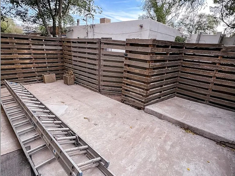 Back patio area