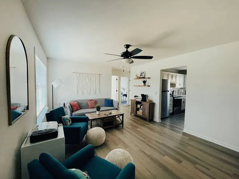 Living room as you walk in the door.