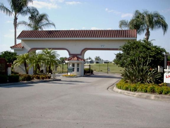 Gated community entrance