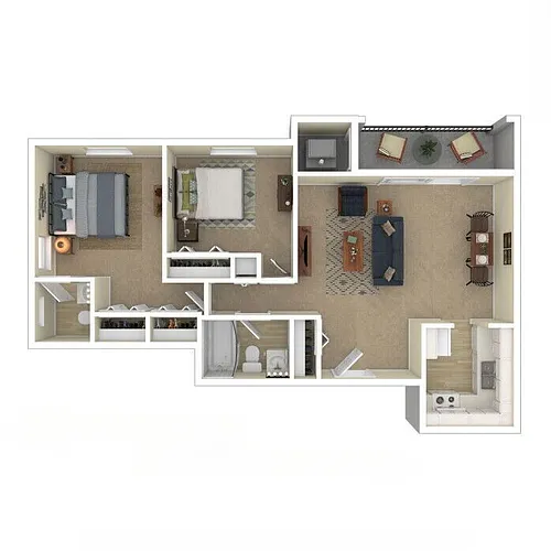 Floor plan 2bd