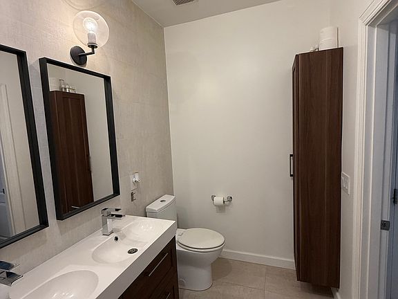 2nd bathroom with double sink