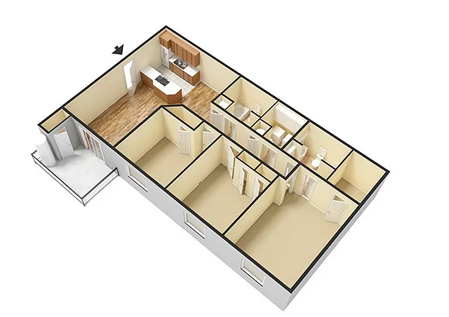 Floor plan Bliss - Renovated