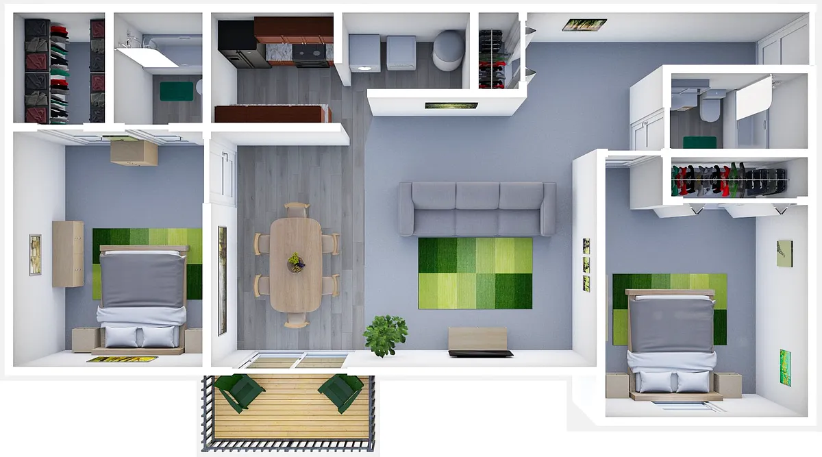 Floor plan Evergreen