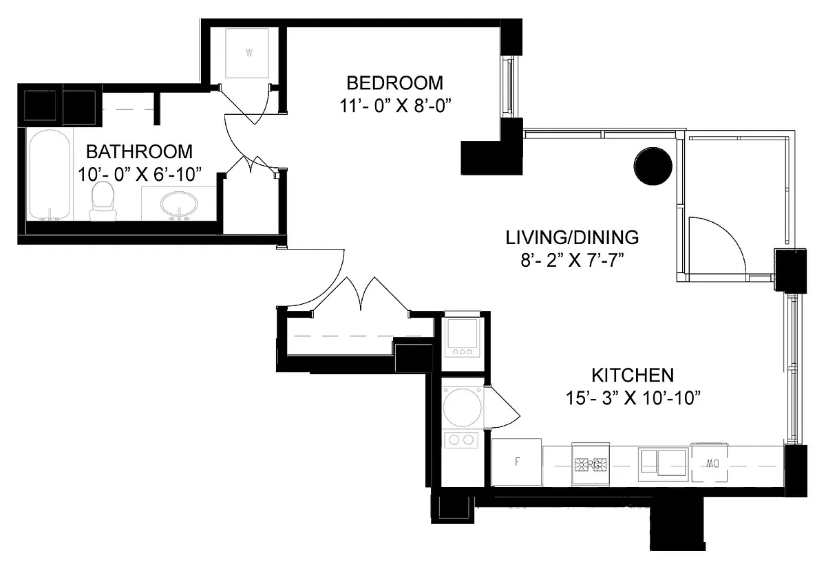 Floor plan Studio-S02