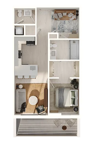 Floor plan B1